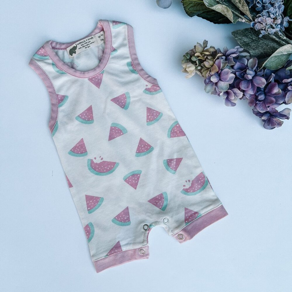 Monica + Andy Sleeveless Shortall Romper (NWOT)